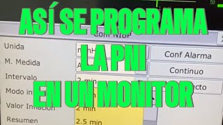 Midiendo la presión no invasiva PNI por horario en un monitor de signos vitales [upl. by Roland766]