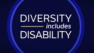 Diversity Includes Disability [upl. by Hepsibah645]