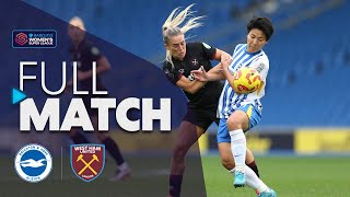 Full Match Brighton amp Hove Albion v West Ham United  Barclays WSL 202425 [upl. by Nnylyam]