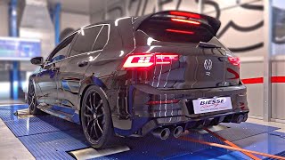 2022 VW Golf 8 R 400HP feat Akrapovic OPF Delete Exhaust  Eventuri Intake  DYNO  Soundcheck [upl. by Coshow587]