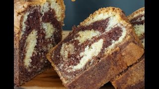 Recette du gâteau marbré facile et moelleux Eng Sub  marble cake [upl. by Ssenav]