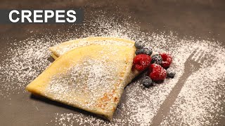 Crepes mit Nutella schnell amp lecker Grundteig Rezept [upl. by Merce]