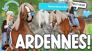 BUYING ARDENNES HORSES IN STAR STABLE 🐴 [upl. by Nemsaj]