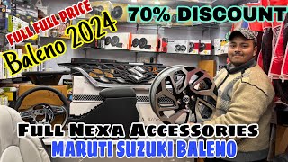 2024 Maruti Suzuki Baleno Nexa Genuine Accessories With 70 Discount ✅ Baleno Modification 2024 ✅ [upl. by Eanaj]