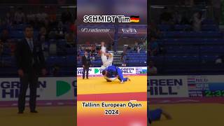 JUDOIPPON Tallinn European Open 2024 SCHMIDT Tim🇩🇪 shortsjudojudojujitsu combatsport [upl. by Saidnac]