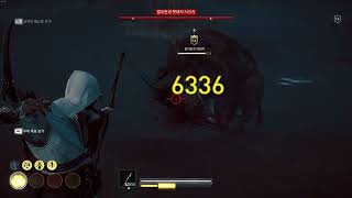 어쌔신 크리드 오디세이 악몽Assassins Creed Odyssey nightmare  칼리돈의 멧돼지Calydonian boar hunt [upl. by Aivull]