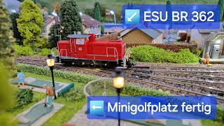 Fahrvideo Herbst 2024  Mit neuer Rangierlok und Minigolfplatz auf meiner Modelleisenbahn Anlage [upl. by Anil22]