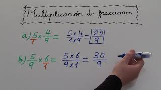 MULTIPLICACIÓN DE NÚMEROS NATURALES Y FRACCIONES [upl. by Buck]