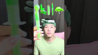 🥝🧃💚🎧ASMR Greenthemed Mukbang  Perfect for Sleepimmersive asmr asmrsounds funny [upl. by Nogam962]