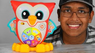 Light Up amp Learn Owl Learning Video For Toddlers Learning Alphabet Counting Colors Days Emotions [upl. by Leona]