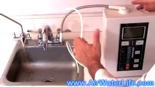 Water Ionizer  Aqua Ionizer Deluxe 70 Install and Review [upl. by Prissy513]