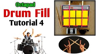 Octapad Drum Fill Tutorial 4  Roll  Octapad music [upl. by Tully]