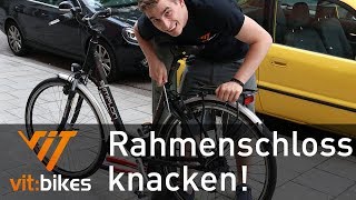 Rahmenschloss knackbar  vitbikesTV 140 [upl. by Brenza]