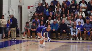 Xavier Prep takes the first set against Sunnyslope High [upl. by Eineeuq]