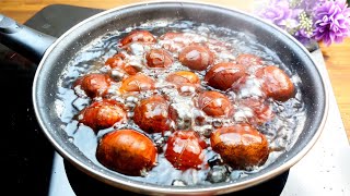 ¡Tira las castañas en agua hirviendo ¡ Castañas al estilo Japonés Castañas caramelizadas [upl. by Pantia]