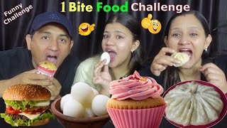 1 BITE FOOD EATING CHALLENGE WITH PUNISHMENT BudaBudiVlogs StutiPoudel [upl. by Alodie214]