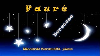 Fauré Suite Dolly – Berceuse piano solo version by Alfred Cortot  Riccardo Caramella piano [upl. by Nalniuq]