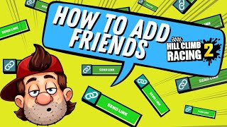 HCR2  HOW TO ADD FRIENDS  Friend Request  hill climb racing 2 [upl. by Gurolinick]