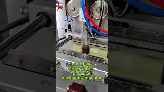 Immersive observation of sauce packaging machine [upl. by Ianahs425]