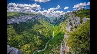 Le Gole del Verdonin moto The gorges du Verdon on motorbike  France HD [upl. by Eelir]