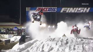 Snocross Round 2 Pro Lite Highlights  Shakopee MN [upl. by Bernadine]