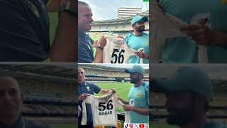 abar Azam donates his Test jersey to Usman Khawajas foundation AUSvPAK  Cricket  Pakistan [upl. by Odel]