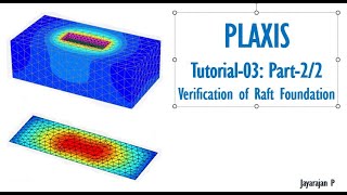 PLAXIS Tutorial3 Part2 of 2 Verification of Raft Foundation [upl. by Neerac235]