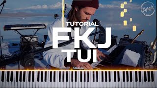 Fkj  Tui Piano free midi for you piano tutorial [upl. by Yeloc525]