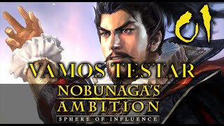 Nobunagas Ambition SOI VAMOS JOGAR Queria falar bem  PTBR [upl. by Neelyhtak]