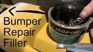 ISOPON Repair Plastic Bumper Filler Ultra Flexible  Review isopon [upl. by Norton]