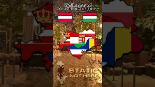 Collapse of Austria Hungary europe mapping educationonly history austriahungary [upl. by Ailecec]