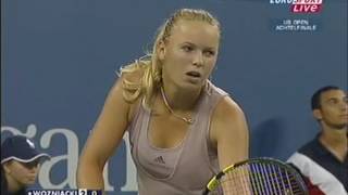 Caroline Wozniacki vs Svetlana Kuznetsova  US 2009 [upl. by Kroy638]