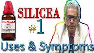 Homeopathy Medicine SILICEA Part 1 in Hindi  Uses amp Symptoms by Dr P S Tiwari [upl. by Jerrold]