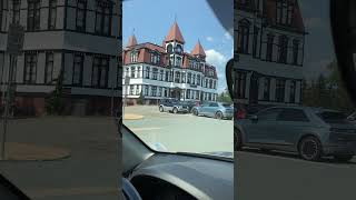 A view of Lunenburg Academy in Lunenburg novascotia film movies school [upl. by Ettelrats757]