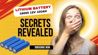 Lithium 18650 12v Battery Pack Secrets Revealed for DIY Enthusiasts [upl. by Wadesworth]