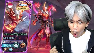 REVIEW SKIN ALL STAR MOSKOV INFERNAL WYRMLORD  Mobile legends [upl. by Novled846]