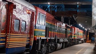 00240MAHARAJA EXPRESS❤️‍🔥WITH DLSA 40149 amp LDH 40264arrival on ratlam westernrailways heritage [upl. by Lonyer]