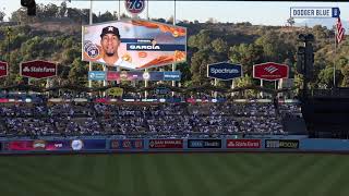 Astros booed in first game at Dodger Stadium with Dodgers fans in attendance [upl. by Refannej]