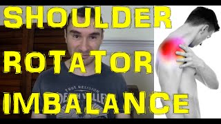 Muscle Imbalance Between Shoulder External Rotators amp Internal Rotator Muscles Explained [upl. by Ennaeilsel]