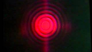 Optics Fraunhofer diffraction  circular apertures  MIT Video Demonstrations in Lasers and Optics [upl. by Ardnuaek]