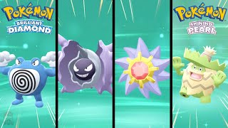 How to Evolve All Water Stone Pokemon in Pokemon Brilliant Diamond amp Shining Pearl [upl. by Ecnaiva]