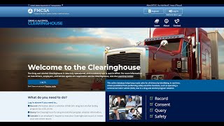 How To Register For FMCSA Clearinghouse As A Driver  Step By Step Training Video  Peopletrail® [upl. by Notsle]