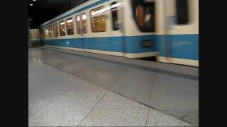 München UBahn U6 Großhadern [upl. by Yenohtna]