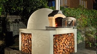 How to Build our Wood Fired Brick Pizza Oven Kit [upl. by Ijan]