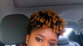 FLEXI ROD SET ON SHORT 4CB NATURAL HAIR  NO HEAT  Deva Curl SUPER Stretch Cream [upl. by Eanyl513]