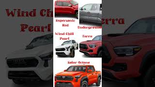 2024 Toyota Tacoma Choosing the Ideal Paint  Which Color Complements Your Style tacoma toyota [upl. by Ellenehs]