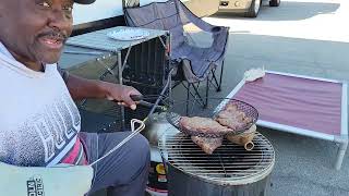 Big Easy Turkey Fryer 3 Steaks Cooked 3 Ways [upl. by Yerdua626]