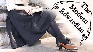 Making A Modern Edwardian Walking Skirt  Historical Style [upl. by Blakeley49]