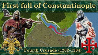 First fall of Constantinople Fourth Crusade 1202–1204 [upl. by Nirot]