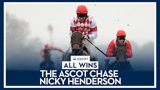 Nicky Henderson  All Wins in the Ascot Chase [upl. by Jezabel]